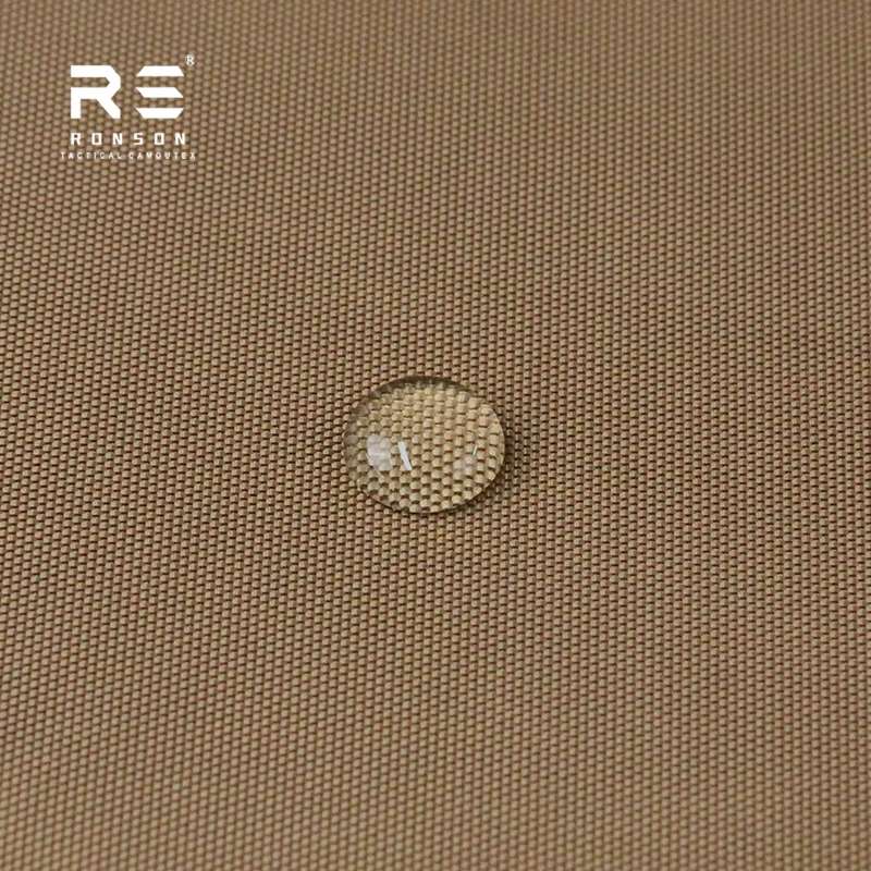 Tela Oxford impermeable PU alta densidad Coyote marrón para bolsas - imagen 3