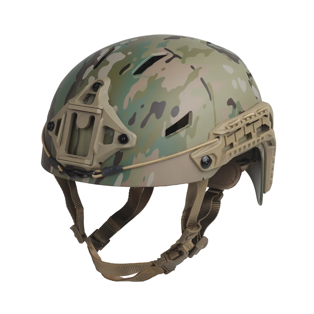 Casco táctico ligero de seguridad para caza, paintball y moto - imagen 4