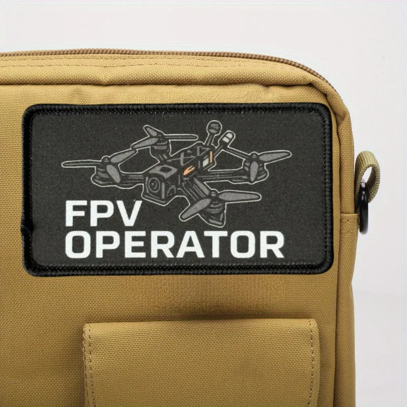 Parche FPV operador con gancho y bucle para mochila táctica MOLLE - imagen 2