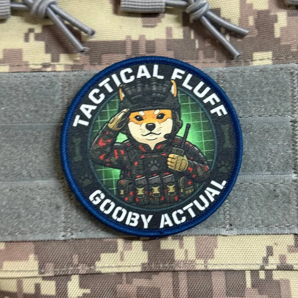 GOOBY ACTUAL parche táctico moral para perros con velcro - imagen 2