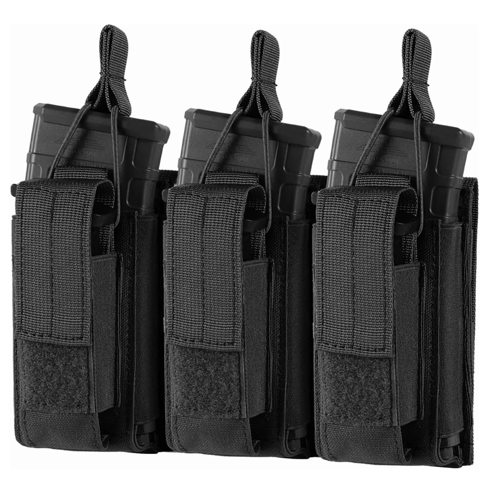 Bolsa portacargadores MOLLE Triple Mag doble para revistas caza - imagen 2