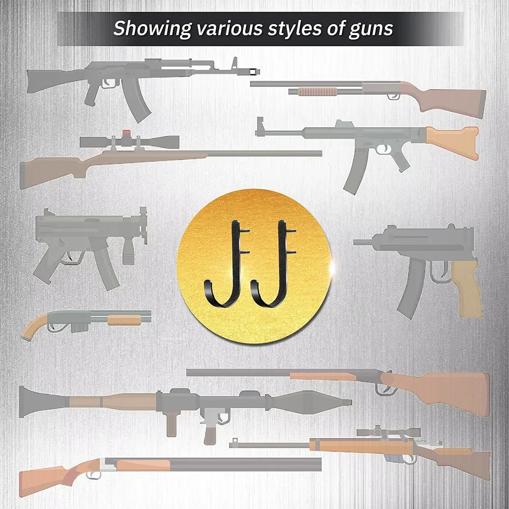 Soporte pared táctico acolchado para rifles y pistolas - imagen 5