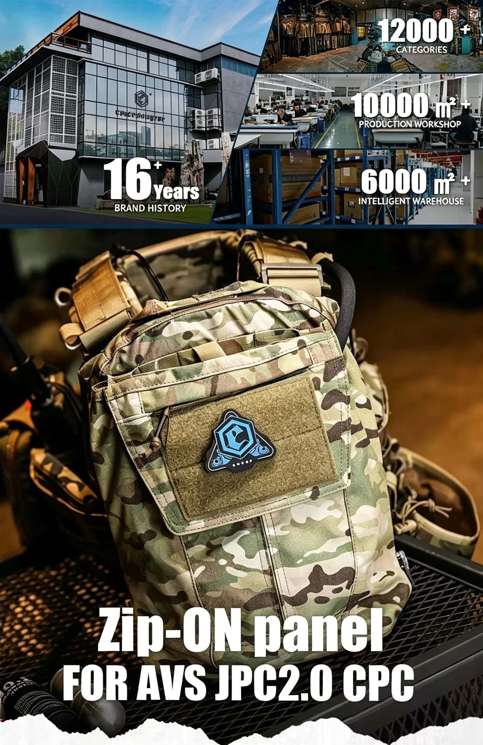 Bolsa táctica EM8348 Emersongear en configuración MVS