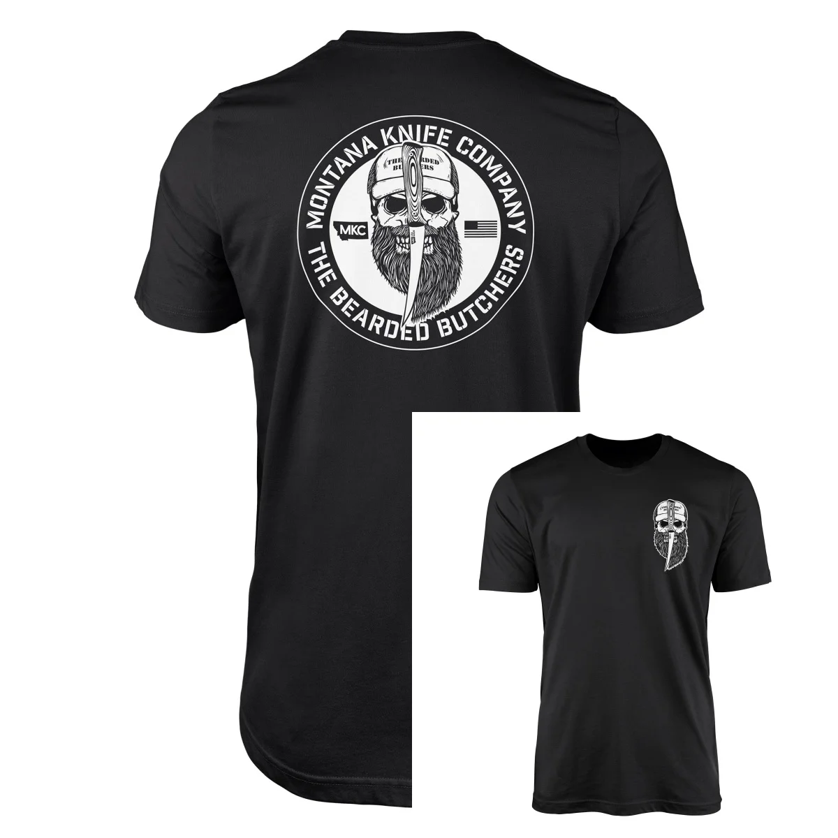 MKC X Bearded Butchers camiseta táctica unisex premium alta gama
