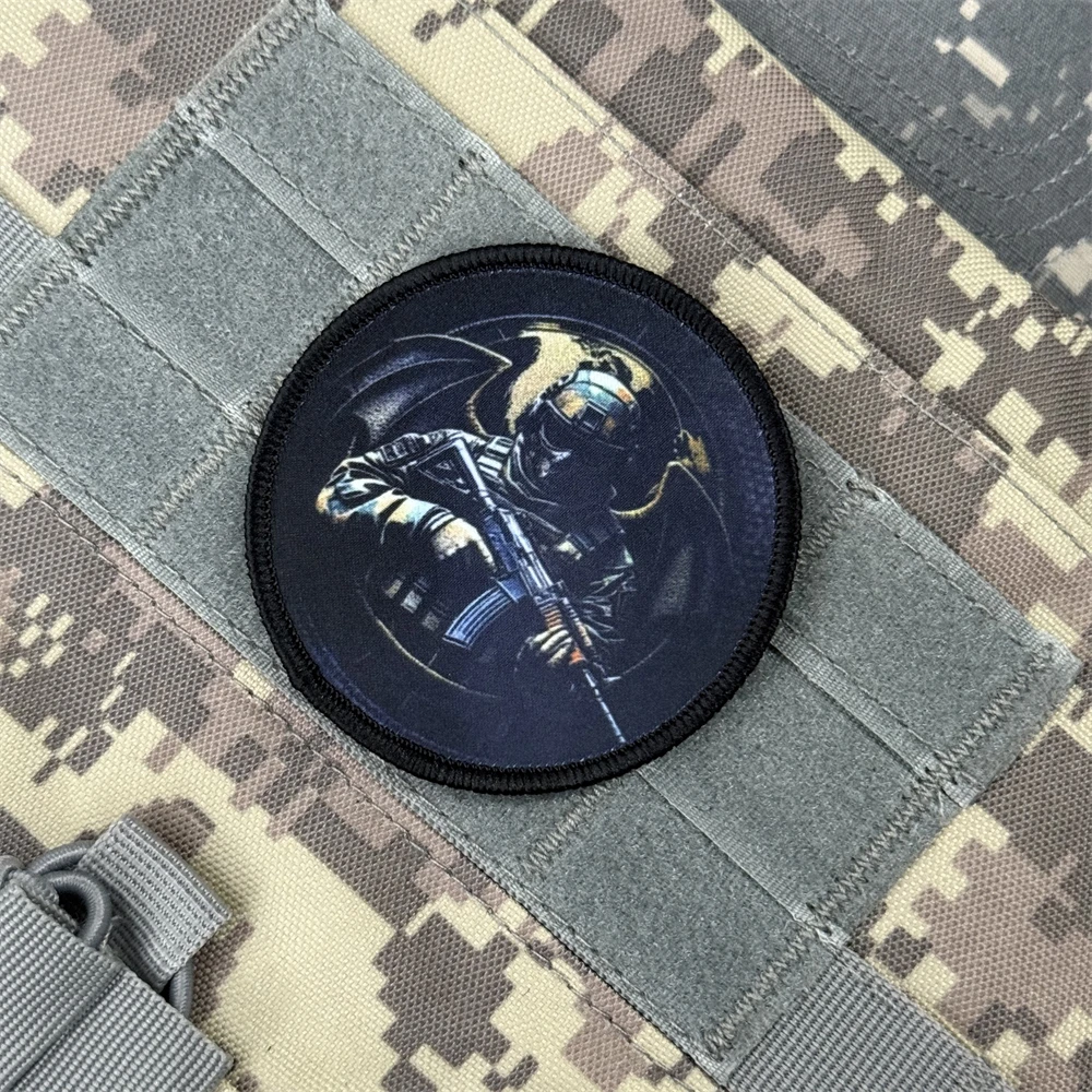 Parche Táctico Reconocimiento Chevron militar con velcro, adhesivo - imagen 4