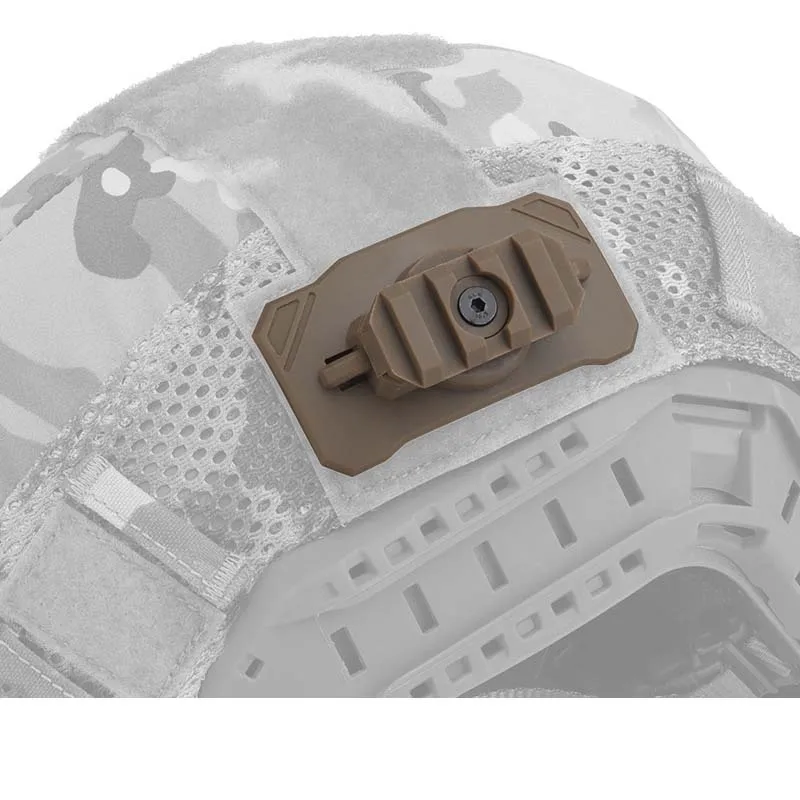 Luz táctica para casco con adaptador giratorio y visión nocturna - imagen 2