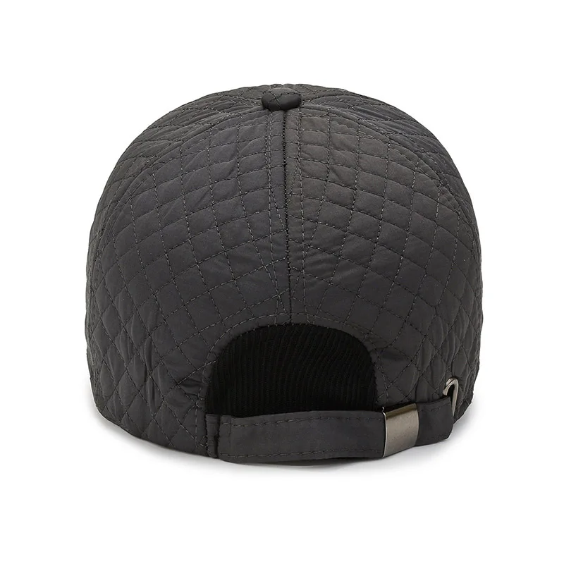 Gorra invierno con orejeras acolchada snapback de algodón térmica - imagen 3