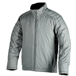 Chaqueta táctica cortavientos ligera hombre cuello alto forro militar