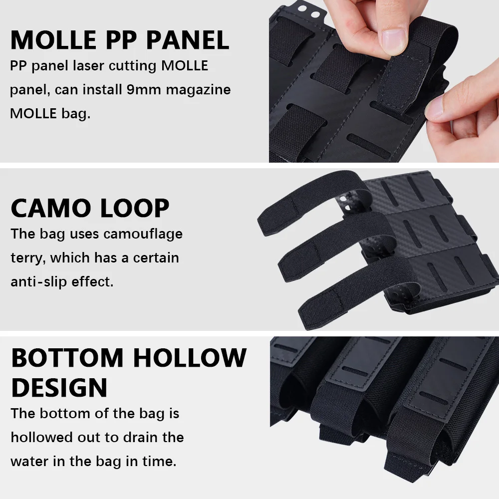 Bolsa MOLLE Ophidian seguridad y ergonomía