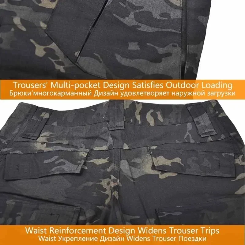 Pantalones tácticos resistentes a arañazos y desgaste de caza - imagen 3