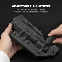 Funda Kydex ligera liberación rápida QLS para X300 – Airsoft/Caza