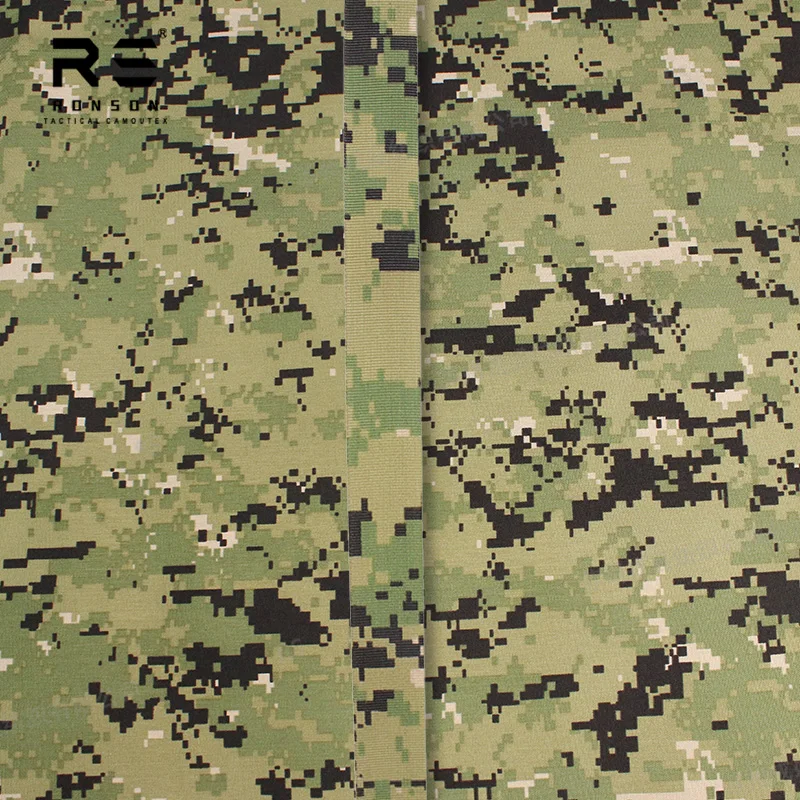 Cinta de nylon táctica AOR2 Woodland, borde NIR