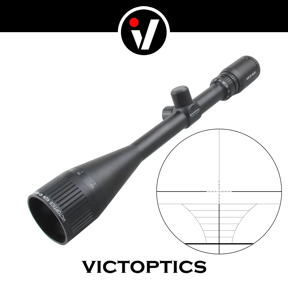 VictOptics C4 mira telescópica AOE SFP ajuste MOA sin anillo