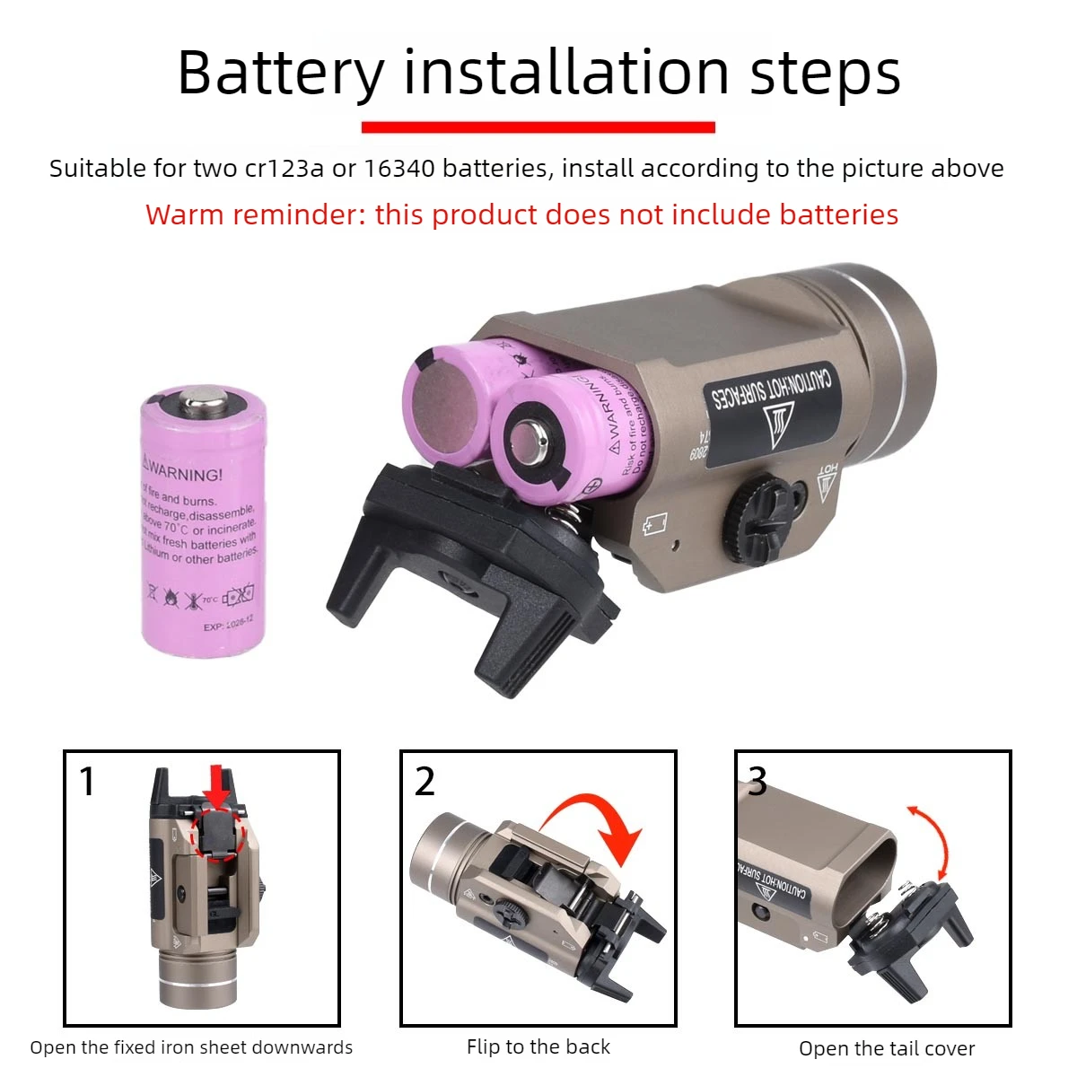 Linterna táctica Surefire X300 Ultra para pistola Glock – LED 20 mm - imagen 5