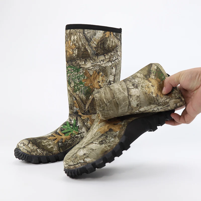 Botas tácticas impermeables camuflaje forro polar antideslizantes - imagen 2