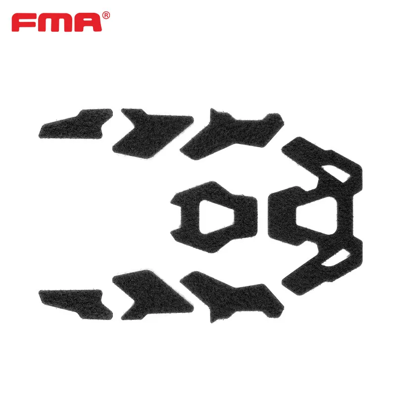 FMA LINK-RAIL ARC Rail accesorio para casco con gancho y velcro