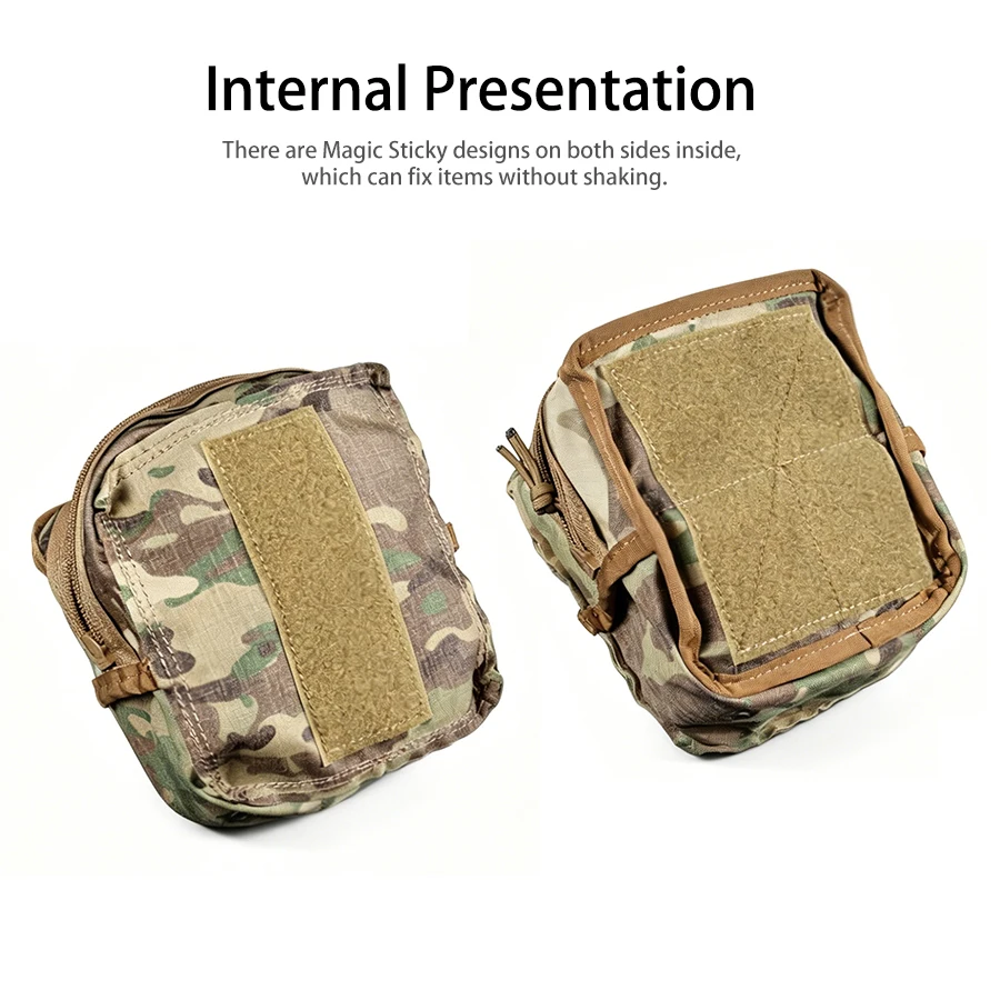 Bolsa táctica MOLLE multifuncional riñonera con organizador interno - imagen 2