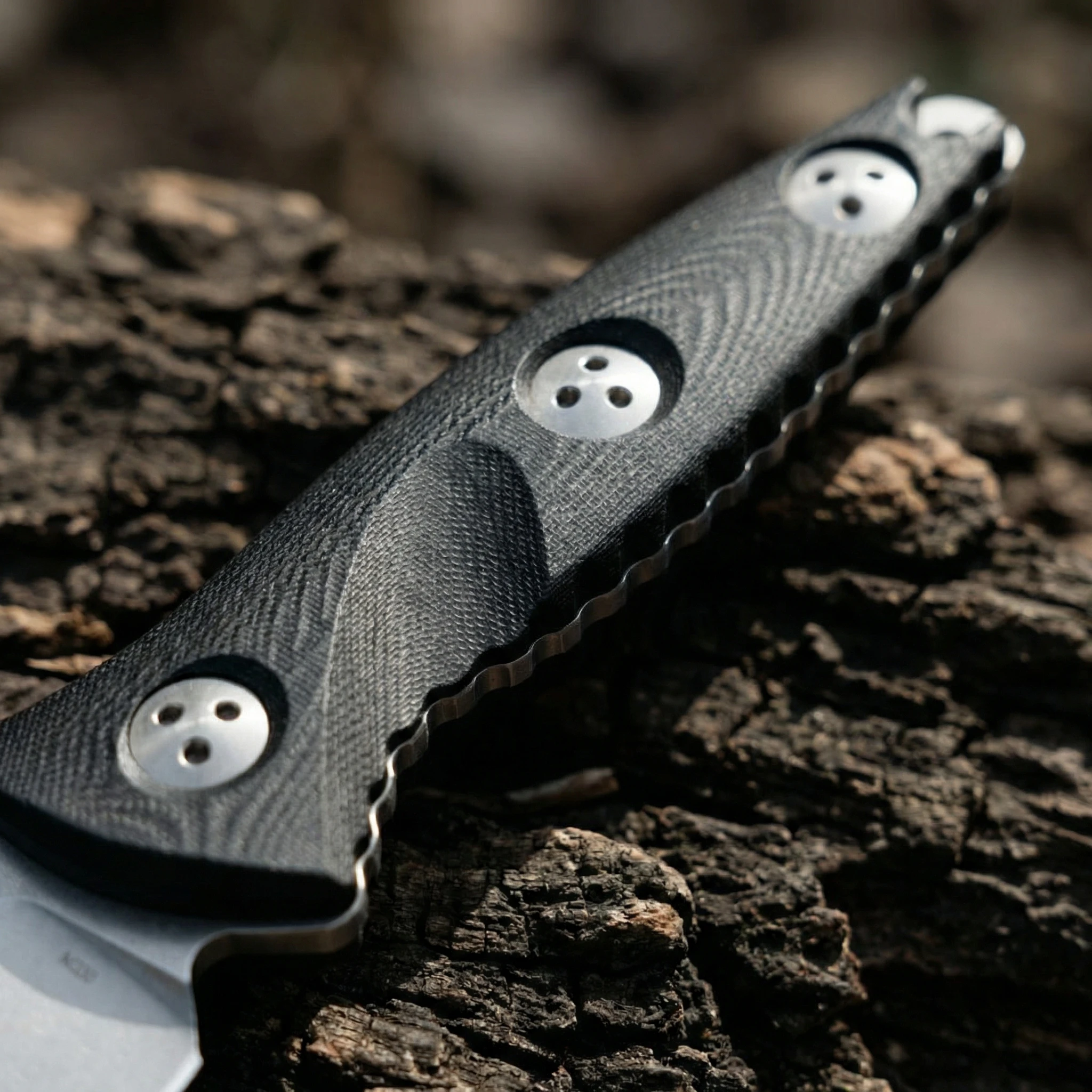 Cuchillo de hoja fija para emergencias en exteriores, alta dureza - imagen 5