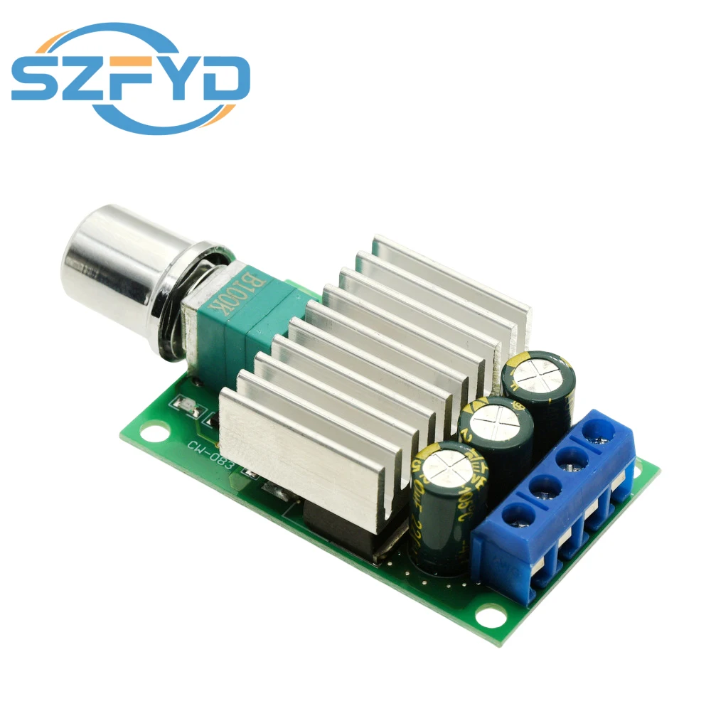 Controlador PWM motor DC 12-24V 10A para automatización táctica