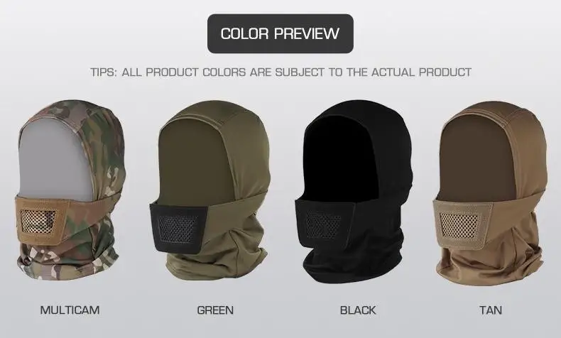 Gorro táctico vista frontal con malla transpirable