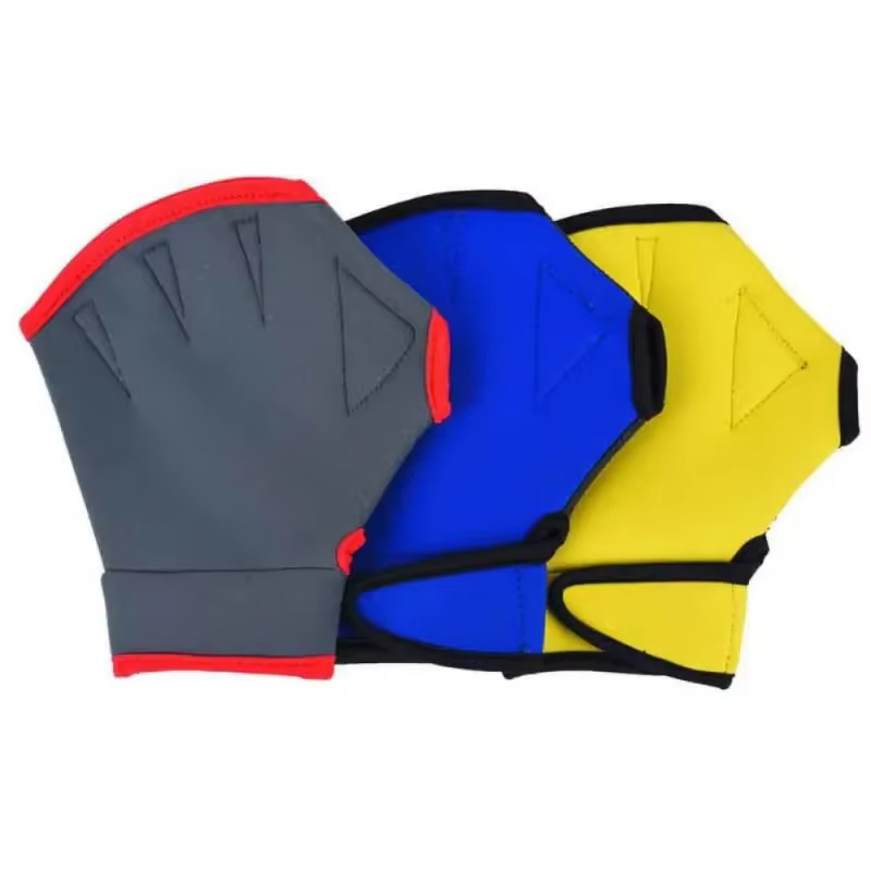 Guantes de buceo con palas acanaladas resistentes a arañazos