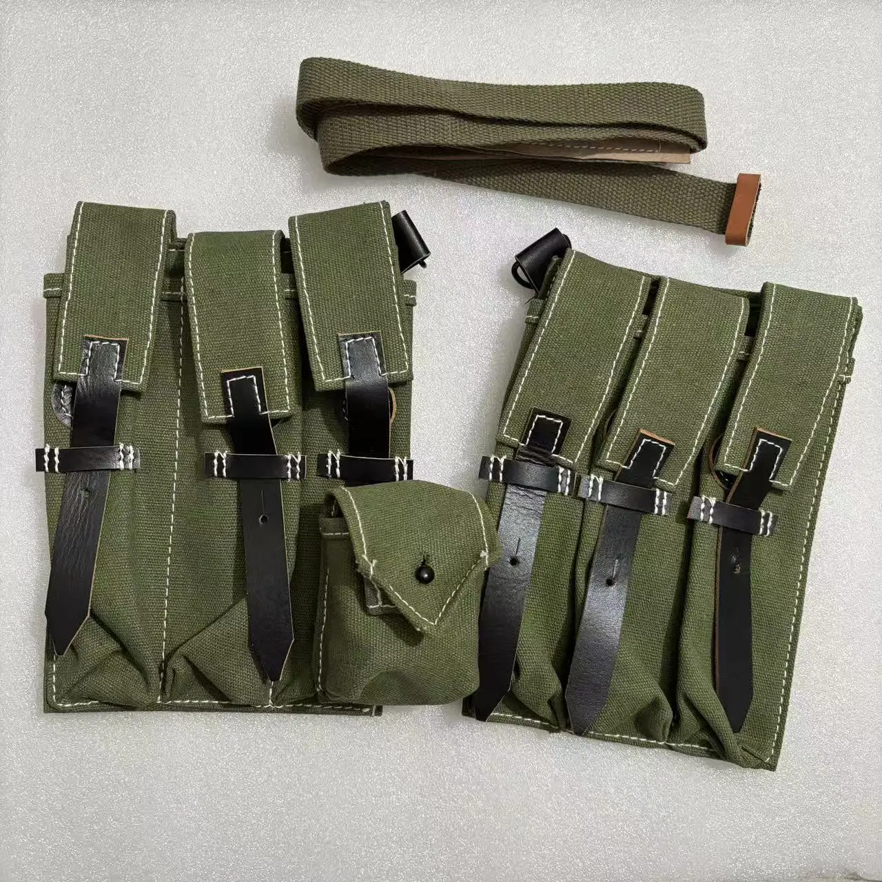 Bolsa táctica universal de lona para MP40, bandolera compacta - imagen 3