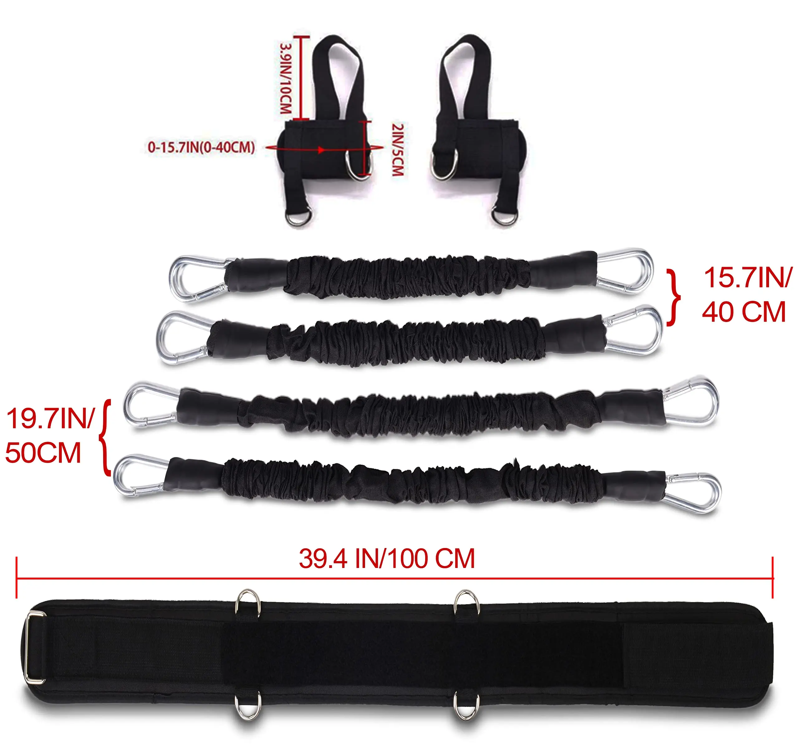Power Punch Pro bandas de resistencia con asas para boxeo en casa - imagen 2