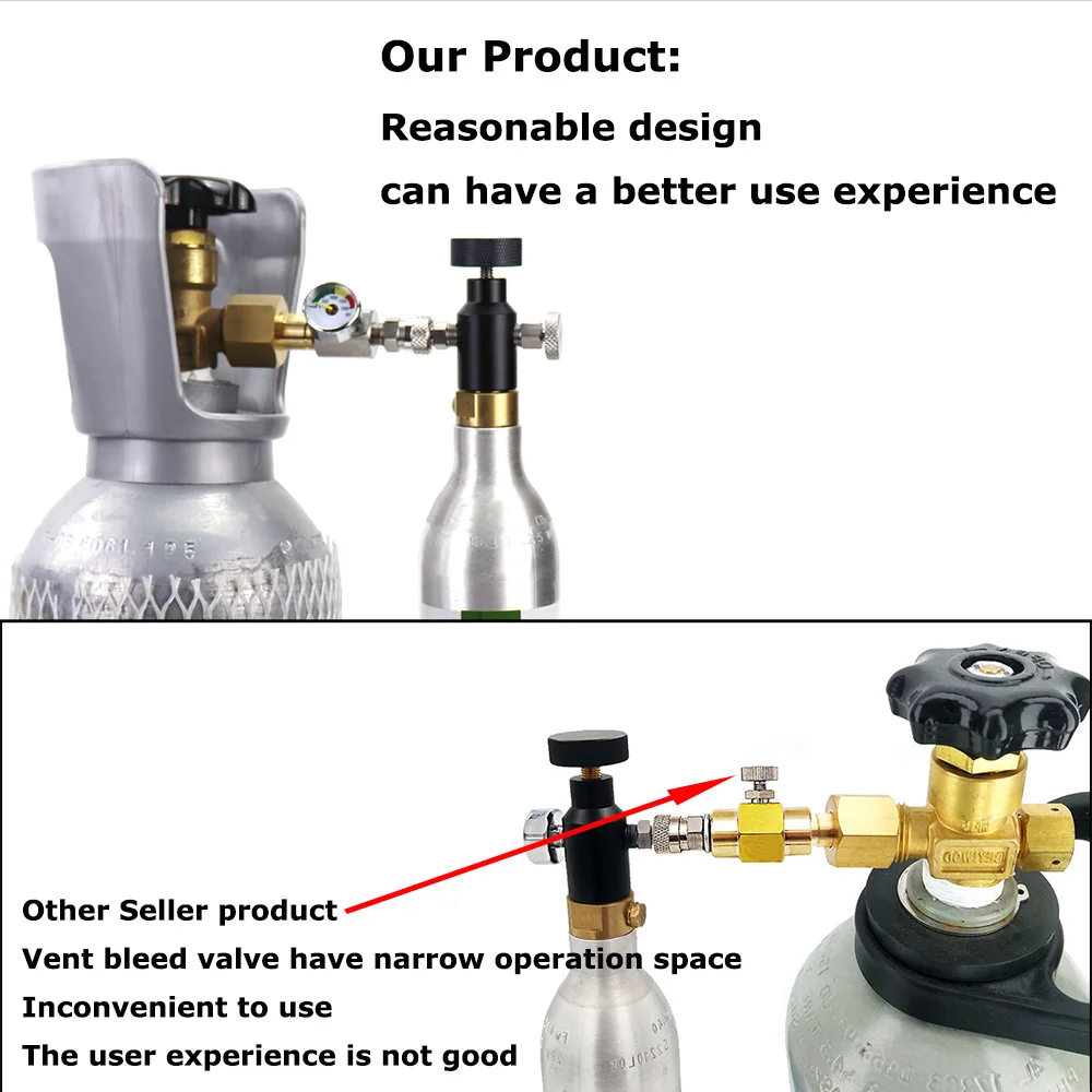 Cilindro CO2 Sodastream TR21-4 Adaptador repuesto de llenado - imagen 5