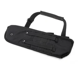 Bolsa táctica MOLLE para rifle y accesorios de caza con correa