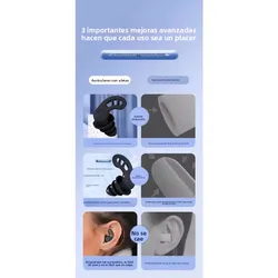 Tapones de oídos intrauditivos con reducción acústica para dormir