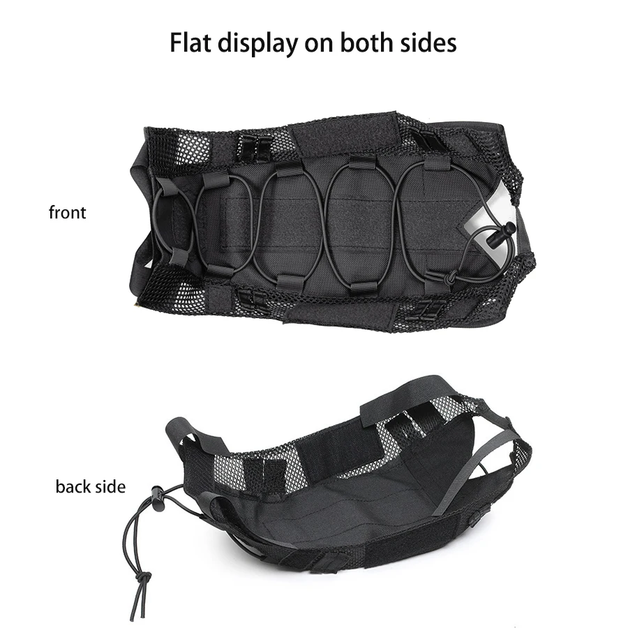 Funda casco FAST camuflaje con malla elástica y nailon - imagen 3