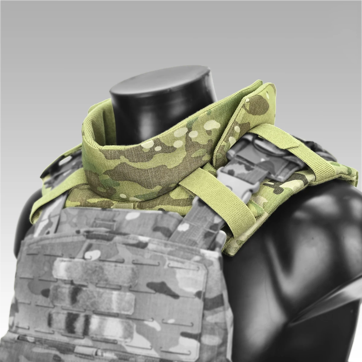 Chaleco táctico kit de expansión con correa cuello forro EVA - imagen 3