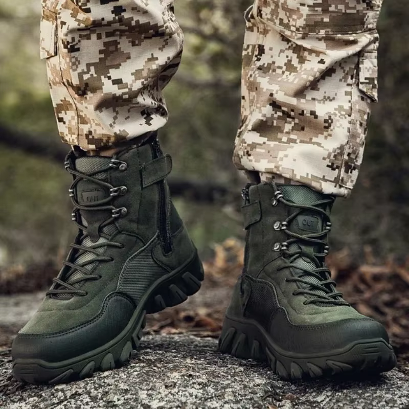 Botas tácticas camuflaje – Senderismo y outdoor hombre - imagen 2