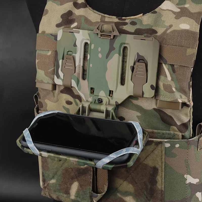 Panel de navegación MOLLE plegable con soporte para teléfono y mapa - imagen 2