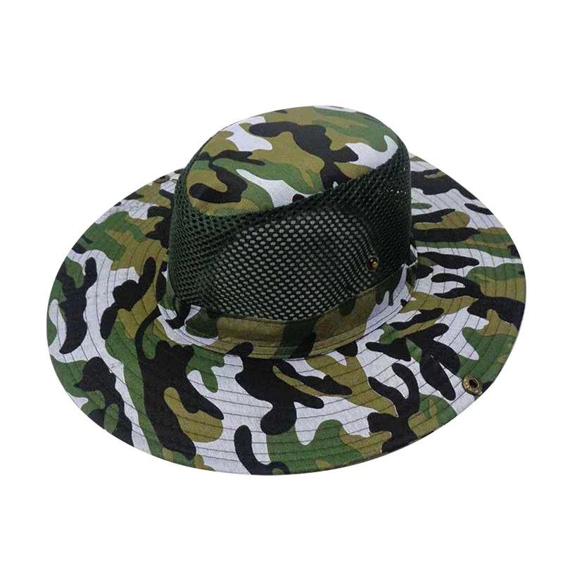 Sombrero camuflaje transpirable ala ancha para caza - imagen 4