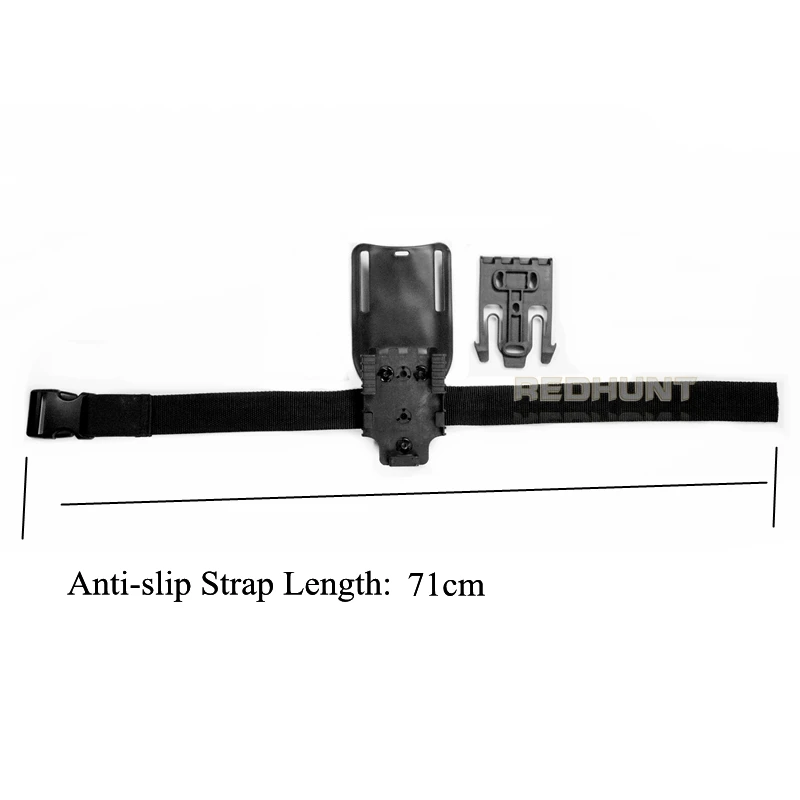 Ejemplo de colocación en muslo