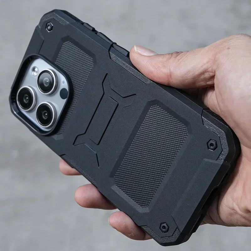 Funda táctica anticaída para iPhone, protección diaria funcional - imagen 2