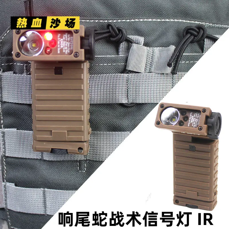 Linterna táctica IR infrarroja MOLLE de supervivencia exterior - imagen 3