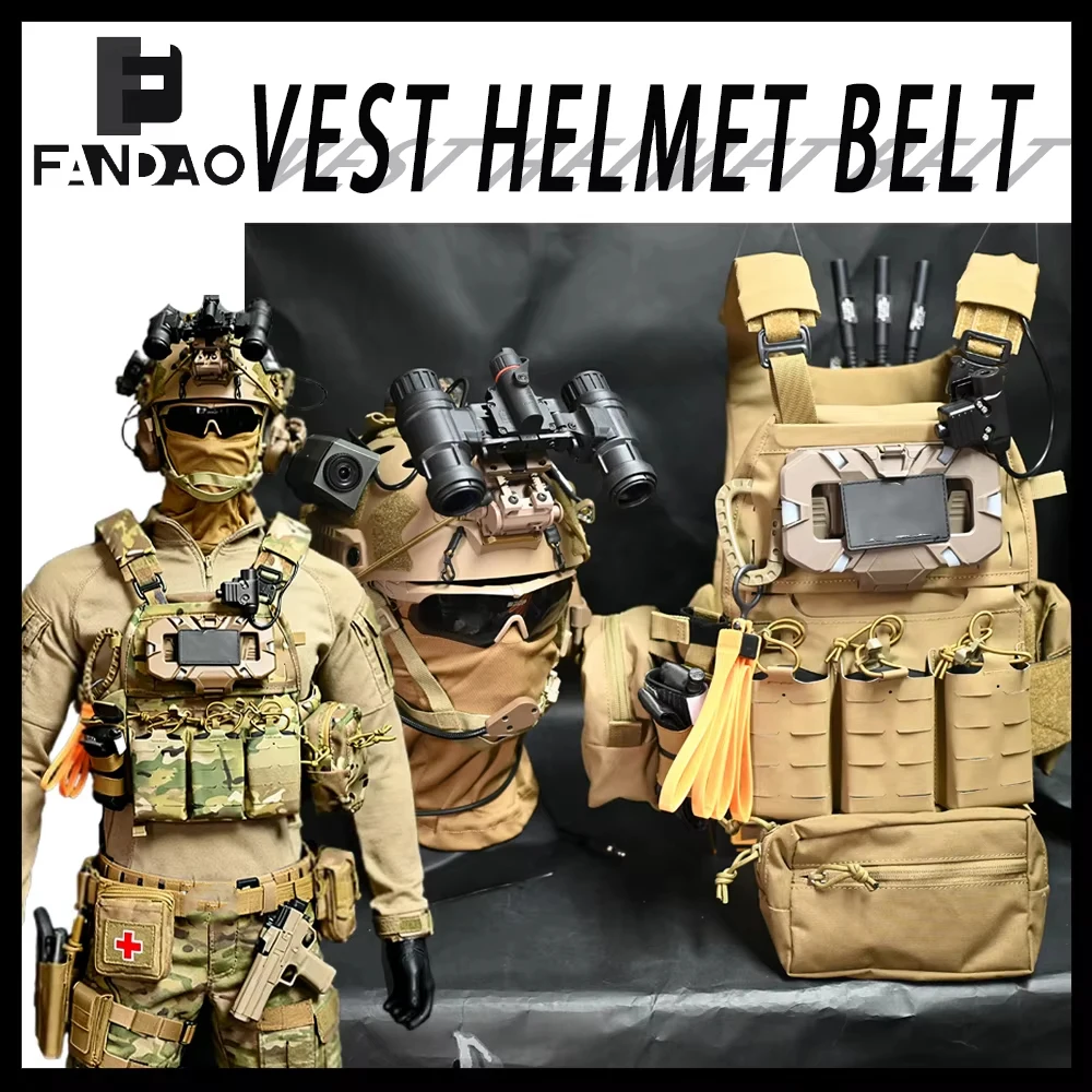 Chaleco táctico MOLLE ligero airsoft liberación rápida corte láser - imagen 5