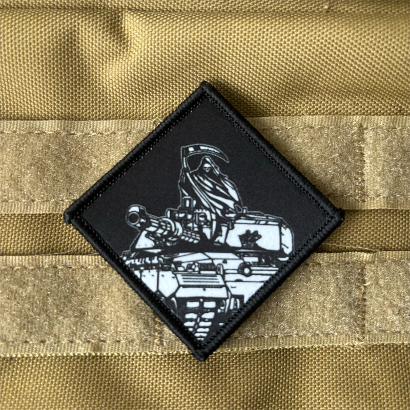 Detalle de textura del parche
