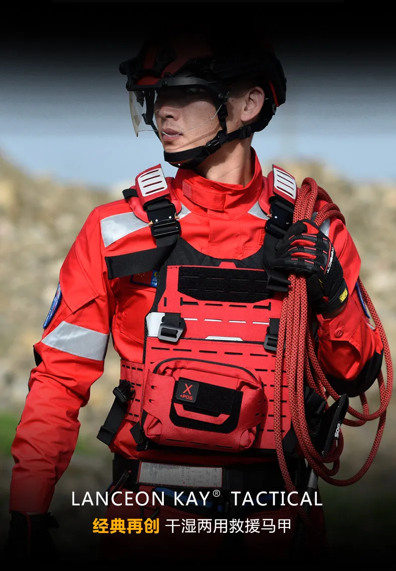 Chaleco en contexto de uso recreativo