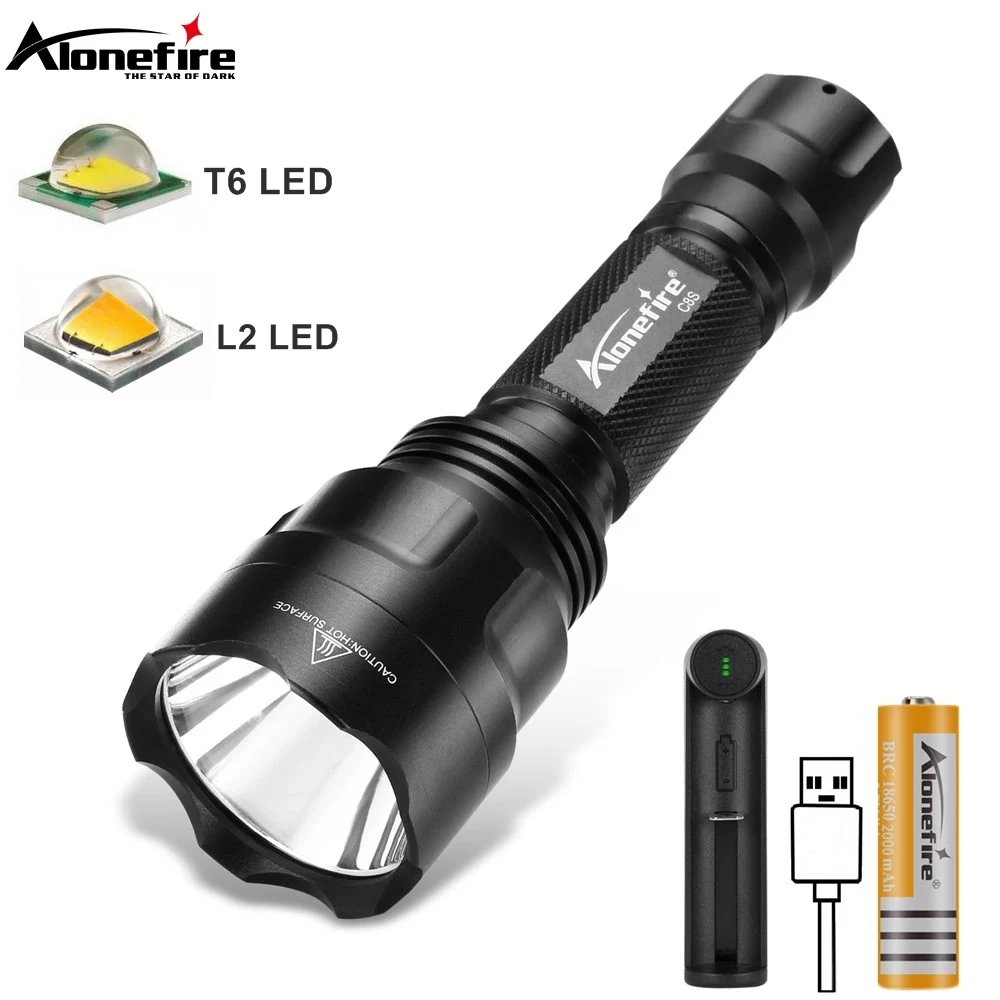 Linterna táctica LED ultrabrillante militar IP68 resistente agua - imagen 3