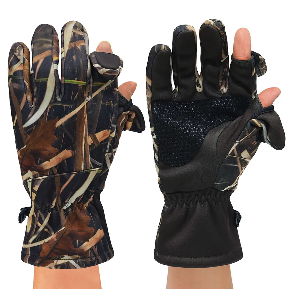 Guantes de caza lana biónicos impermeables antideslizantes invierno - imagen 4
