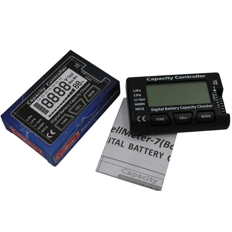 CellMeter 7 - Comprobador Baterías RC LiPo y Li-ion | Tester Voltaje Capacidad - imagen 3
