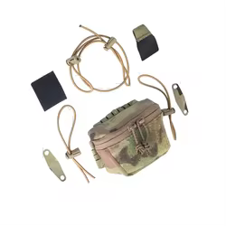 Bolsa trasera de almacenamiento para casco táctico de caza