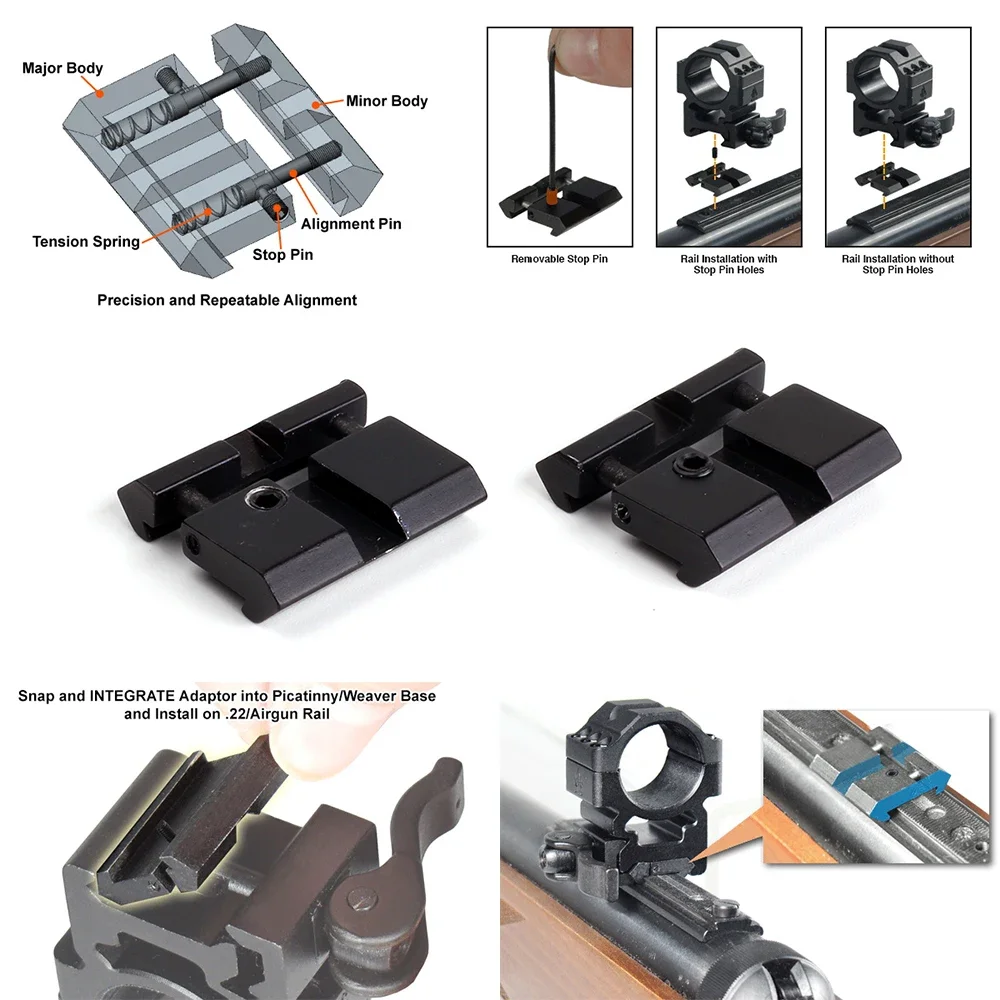 Adaptador de montaje Tacarms visto desde arriba