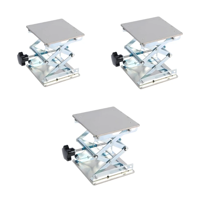 Plataforma elevadora manual acero inoxidable con ajuste tornillo - imagen 5