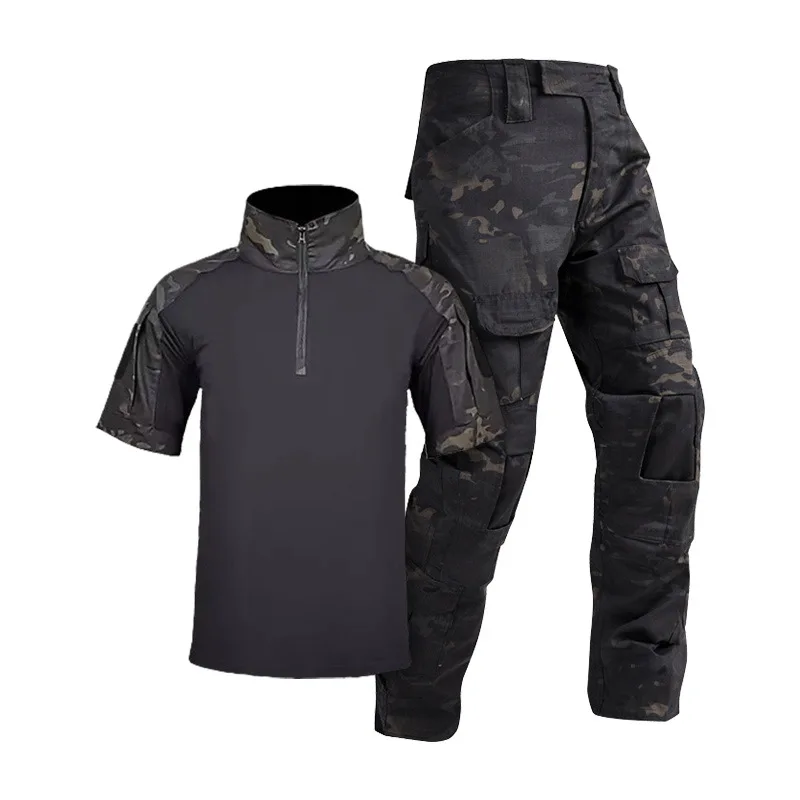 Traje táctico camuflaje manga corta para Airsoft y Paintball - imagen 3