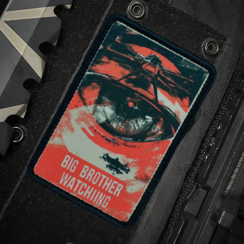 Parche táctico ojo de dron - insignia militar para ropa táctica - imagen 4