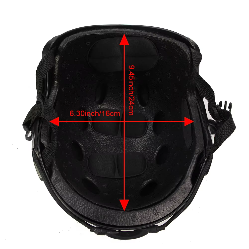 Casco Fast Airsoft Verde – Protección Táctica Paintball - imagen 5